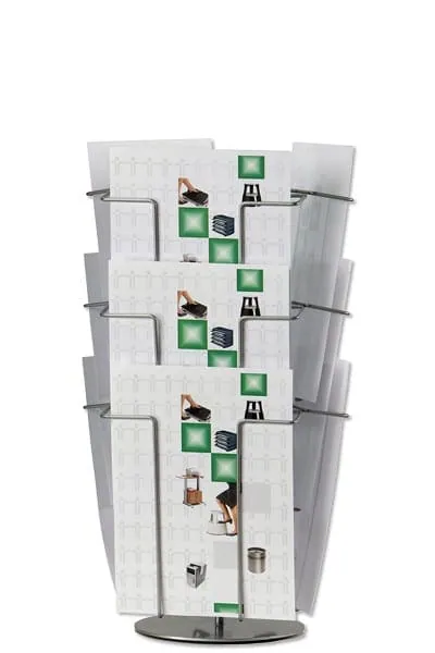 Wireholder Spin Table, 9xA4 – promotional product with your logo