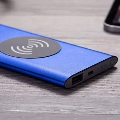 Wireless power bank 4000 mAh, wireless charger 5W V0308 – promotional product with your logo