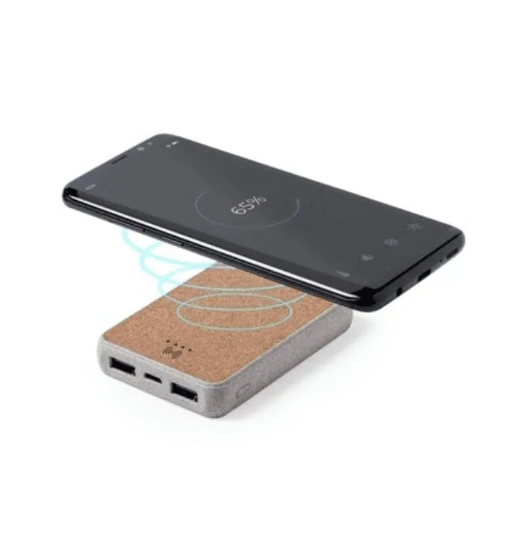 Wireless Power Bank 5000 mAh, 5W wireless charger V0147 – promotional product with your logo
