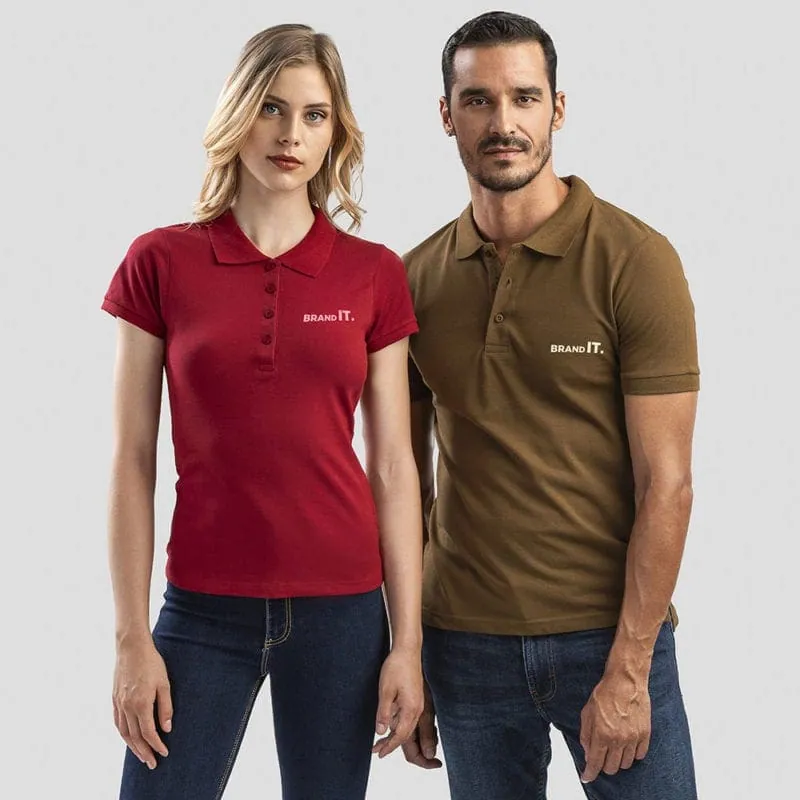 Women’s polo shirt Sizes: S, M, L, XL, XXL EVE 30135 – promotional product with your logo