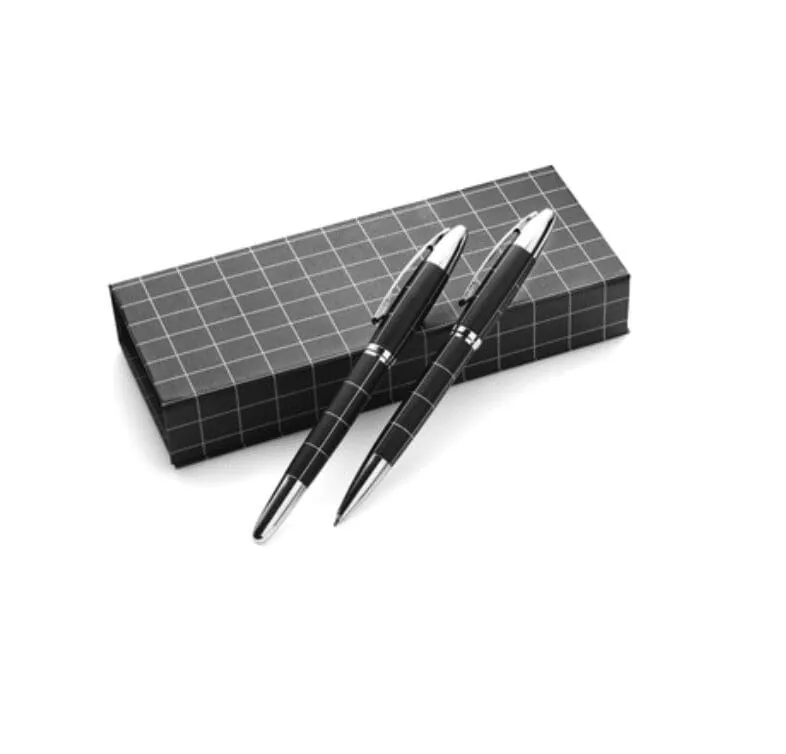 Writing kit, ballpoint pen and roller pen V1420 – promotional product with your logo