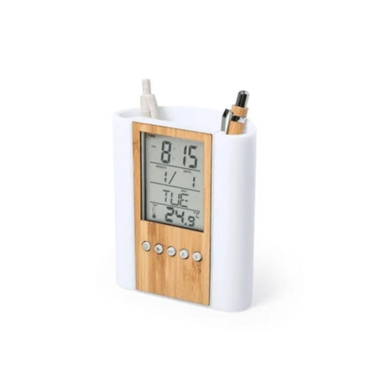 Writing utensil holder, multi-function timer V0225 – promotional product with your logo